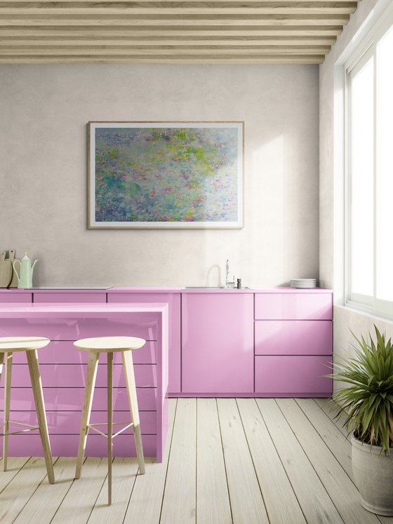 Pale Blue Waterlilies