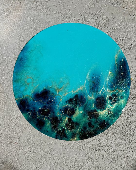 Golden Halo, Blue Depth #4