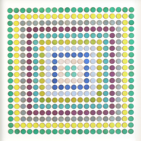 Concentric Squares Green