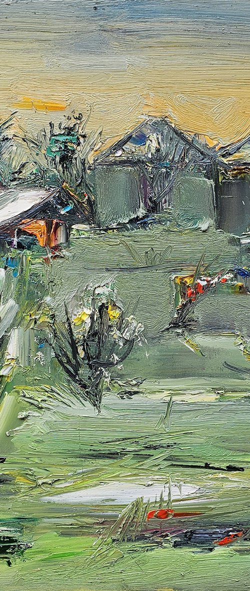 Village at Dusk by Vlas Ayvazyan