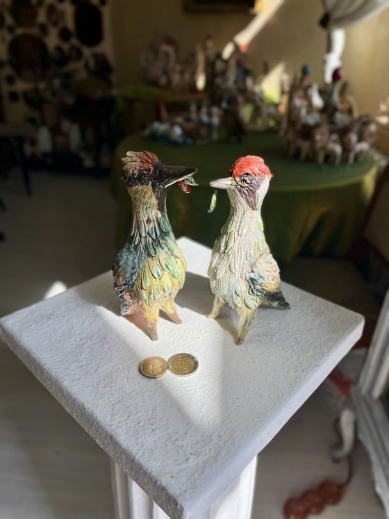 Pair of Woodpeckers