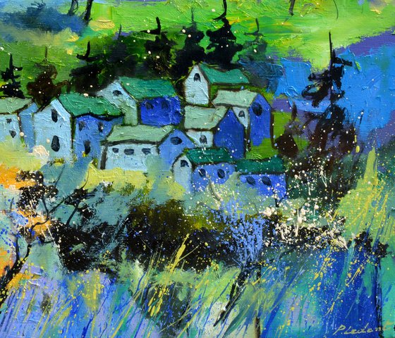 Joyful landscape in my country
