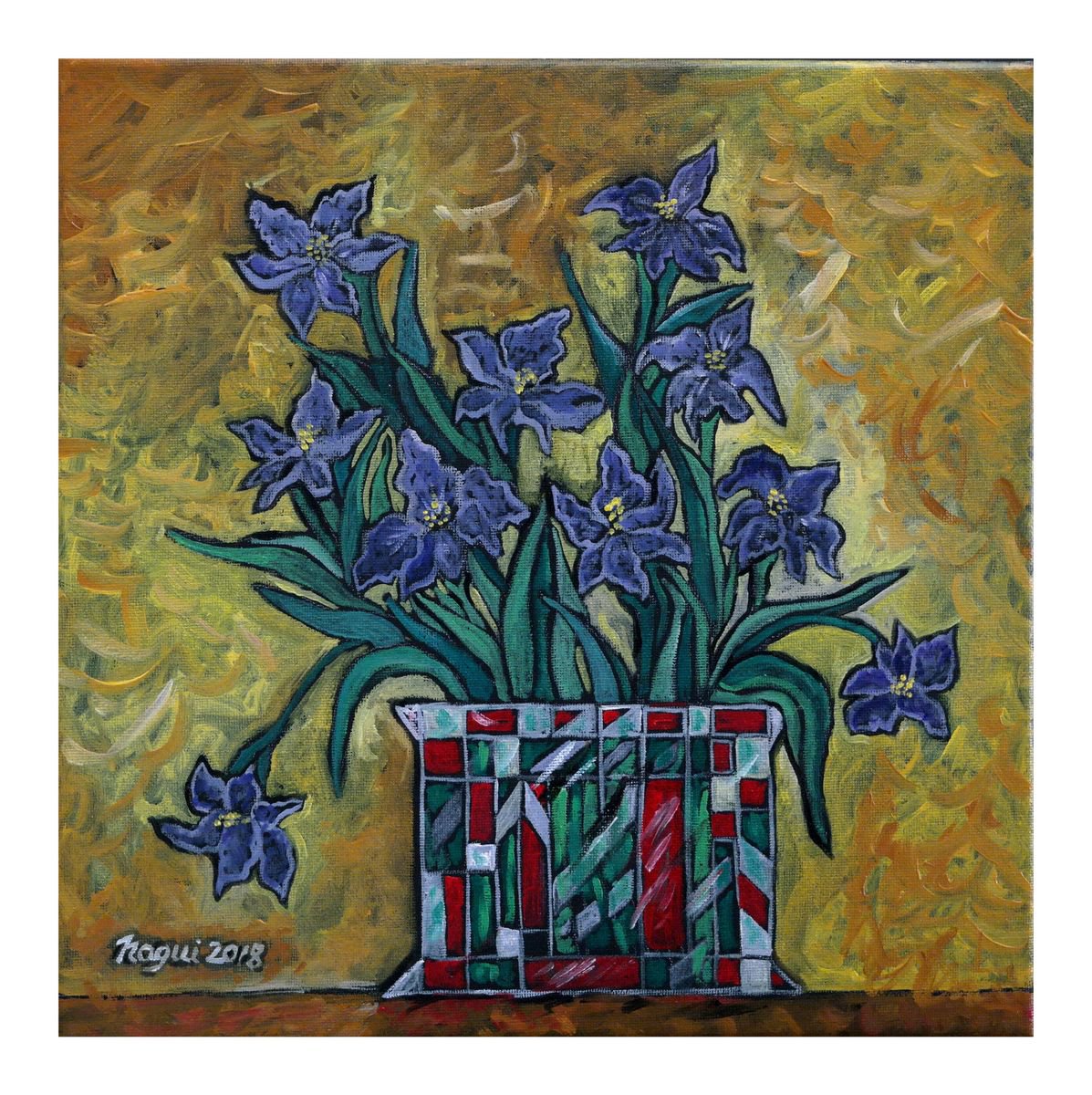 Irises by Nagui