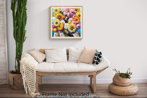 Flower Girl – Floral Portrait