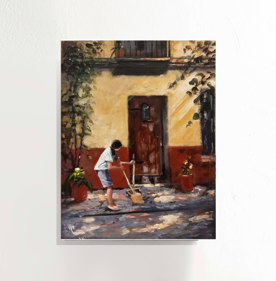 The old door