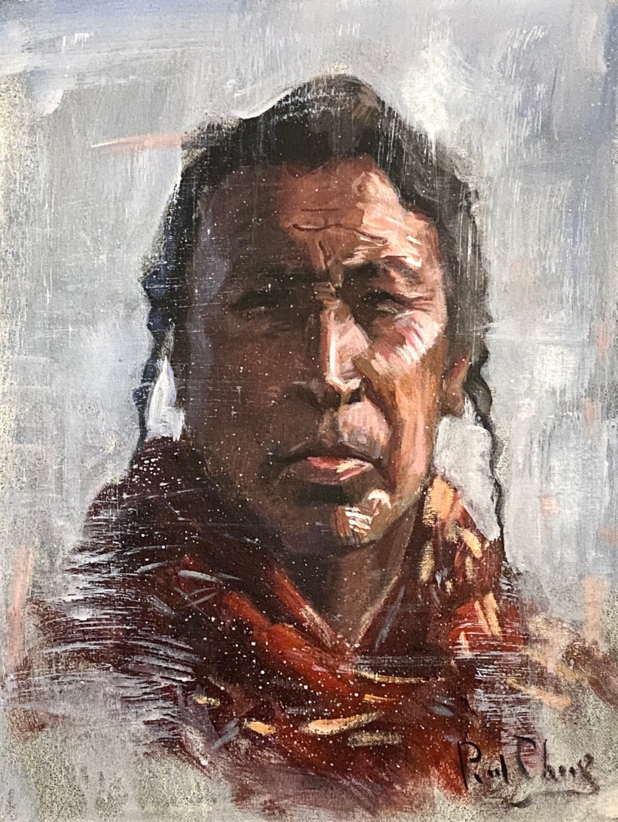  Gaze In The Wind By Paul Cheng, 12 X 16, Artwork For Sale On Artfinder