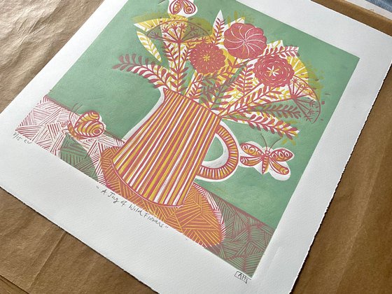 A Jug of Wild Flowers (Mint)