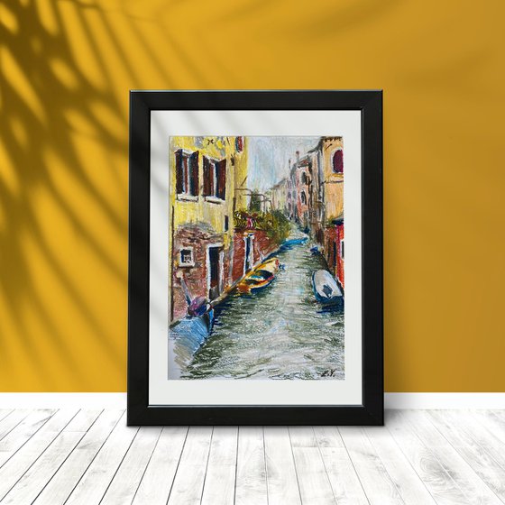 View of Venice. Rio di San Falice