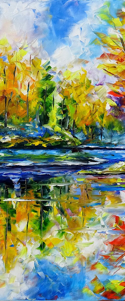 In the golden breath of Autumn by Mirek Kuzniar