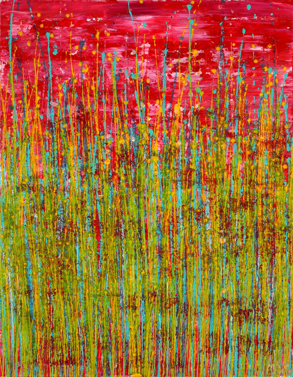 Caribbean Reflections 4 By Nestor Toro, 24 X 30, Artwork For Sale On Artfinder