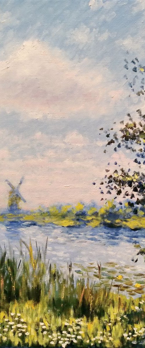 Dutch landscape 50 х 60 cm by Oleh Rak