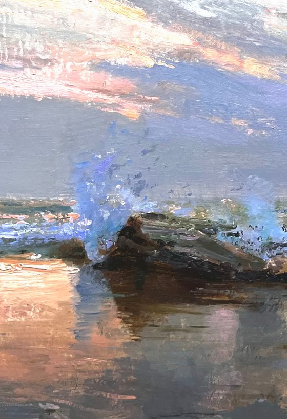 The sound of the waves