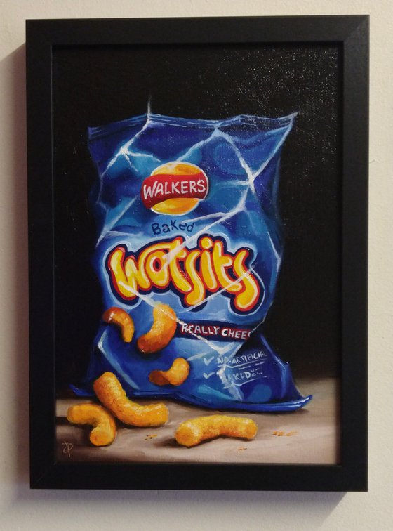 Wotsits crisps still life