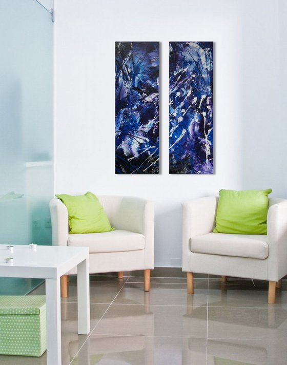 Blizzard (Diptych: 2x 30x90cm)