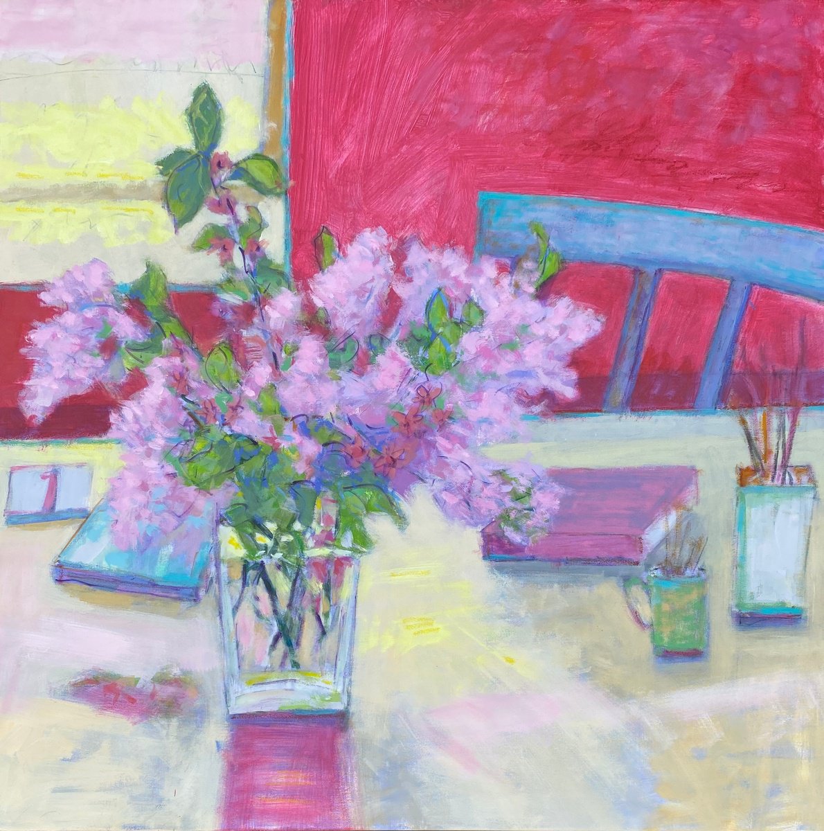 Blossom with Red Interior by Chrissie Havers