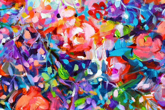Roses Scattered by the Breeze