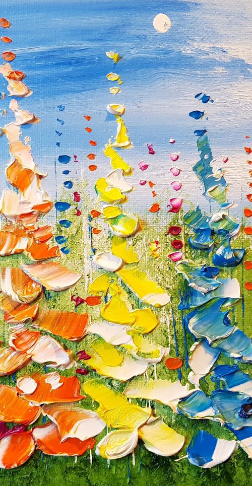 "Foxgloves & Flowers in Love" by Phil Broad