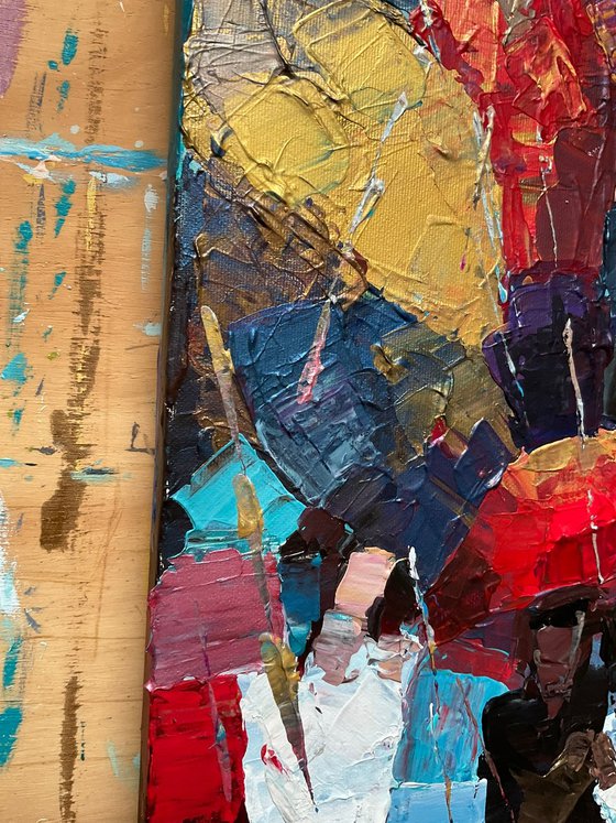 Metallic umbrellas. Some stories