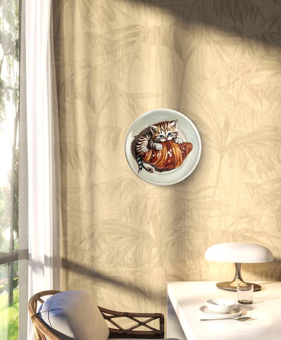 On a Croissant Plate