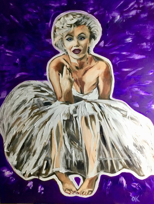 Marilyn Monroe.  Blonde bombshell. by Olga Koval