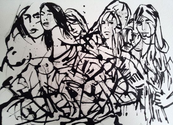 Multiple Histories (Ink Sketch)