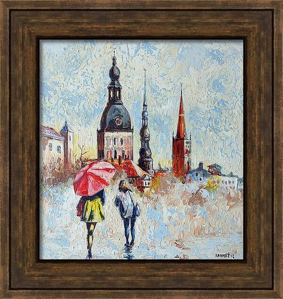 Summer Rain in the City.