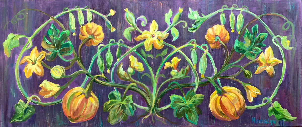 Grace Of The Interweaving Of Natural By Momalyu, 28 X 12, Artwork For Sale On Artfinder