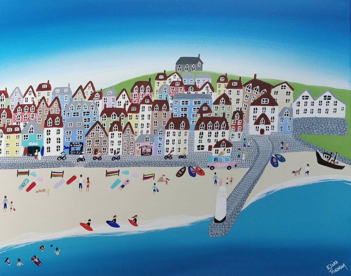 Beautiful Summer in St Ives by Elisa Trueman