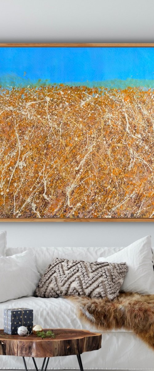 Wheat Field - XL by Lina Verano