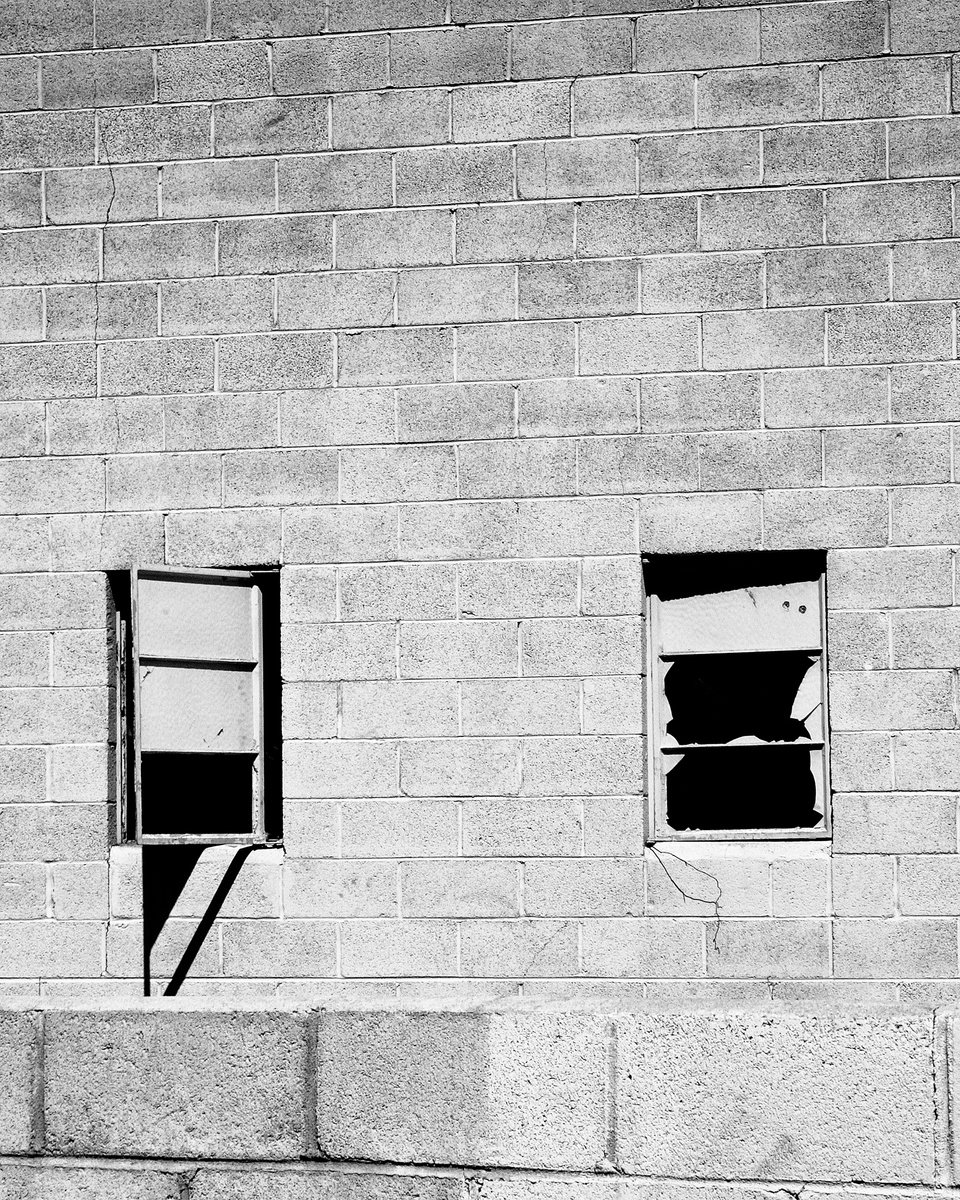 Photorealistic Photograph , Broken Windows Palm Springs Ca By William Dey, 18 X 22, Artwork For Sale On Artfinder
