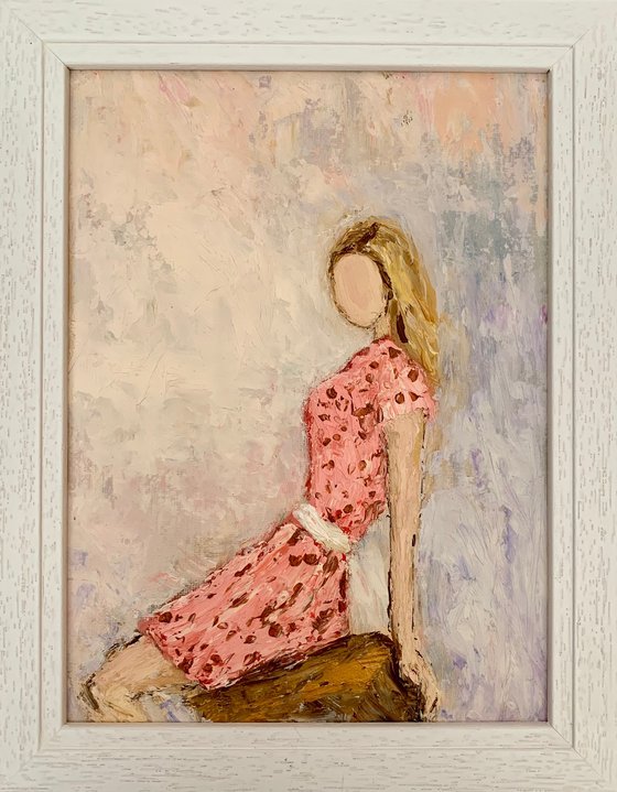 Young woman in dress