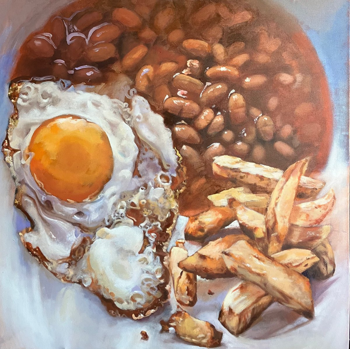 Egg, Beans and Chips by John Welsh