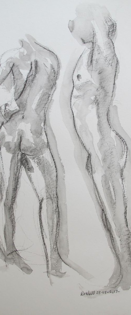 standing male nudes by Rory O’Neill