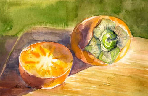 Persimmons by Eve Mazur