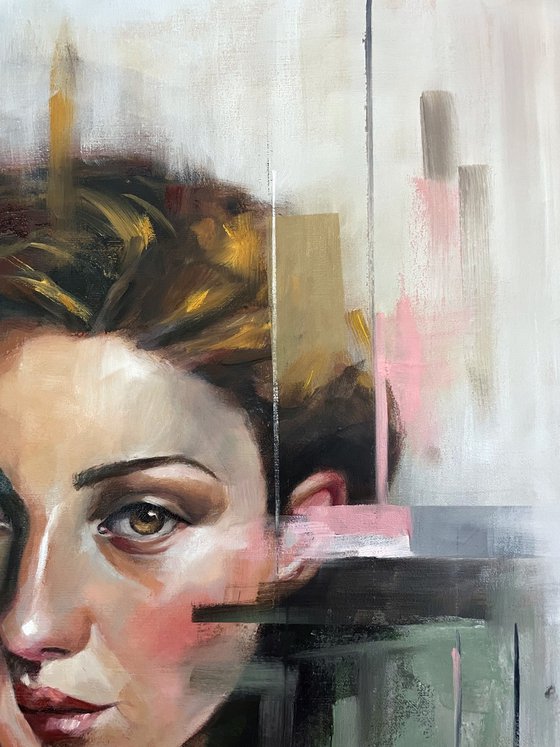 The girl with the Rose