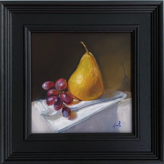Pear and Grapes.
