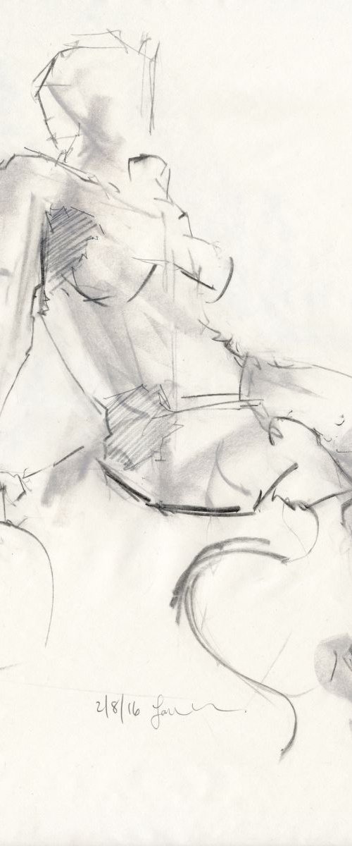 Life Drawing No 85 by Ian McKay