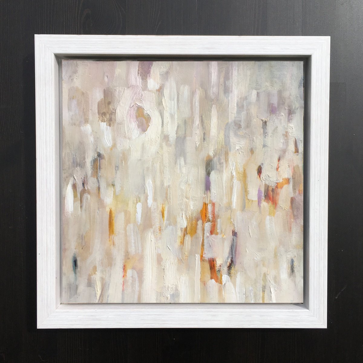 Abstract Oil Painting By Guy Pickford, 13 X 13, The Greater Whole, Original Artwork