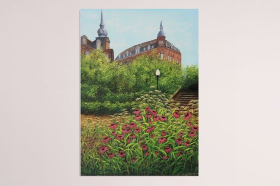 Garden in the sity