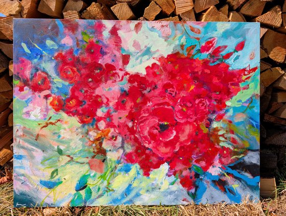 Kiss me with roses.