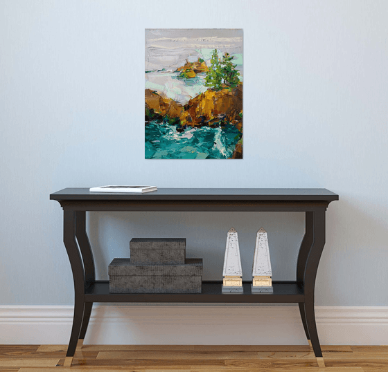 AT THE EDGE OF THE SEA