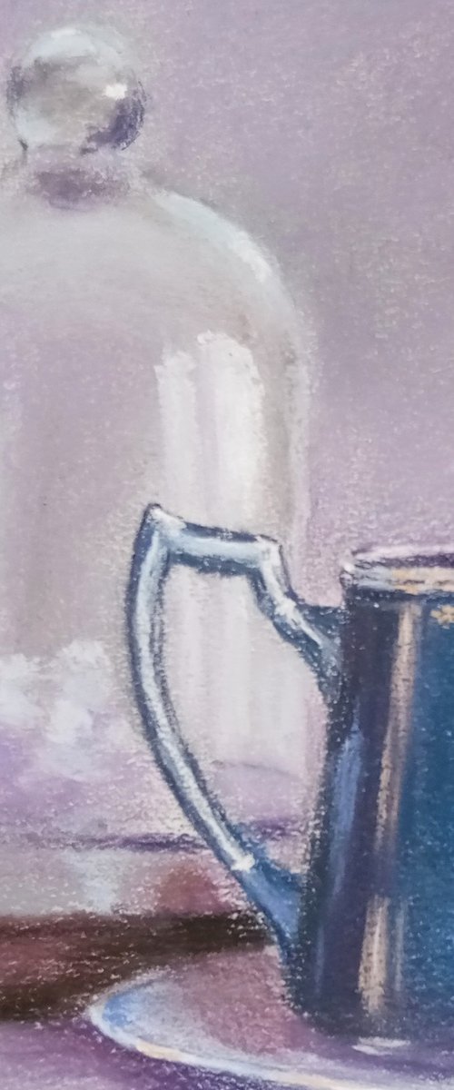 Quiet Violet Glass by Liubov Samoilova