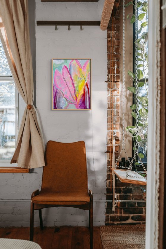 'Two Alocasia Leaves'