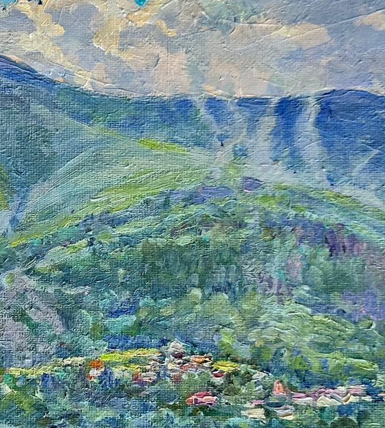Green Energy painting by Aleksandr Dubrovskyy