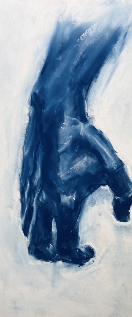 Strong - Hand Study in Blue by Jordan Eastwood