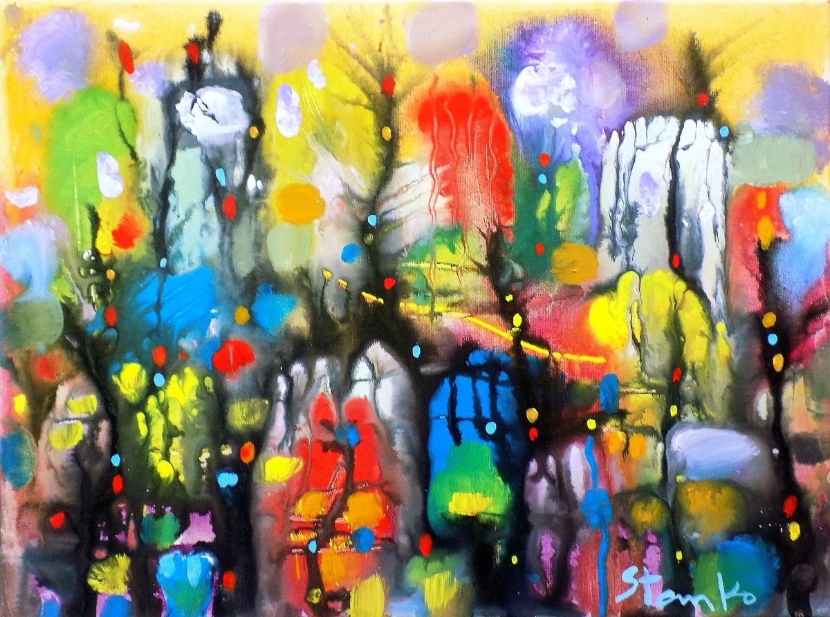  Just Rainy-Xliii By Stanislav Bojankov, 16 X 12, Artwork For Sale On Artfinder