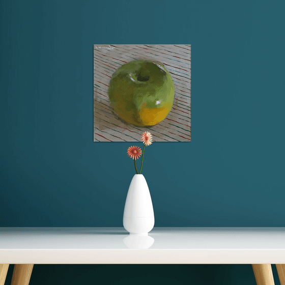 Portrait of an apple