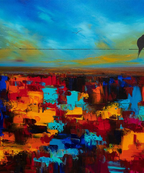 Birds On A Wire 36 by Art By Catalin