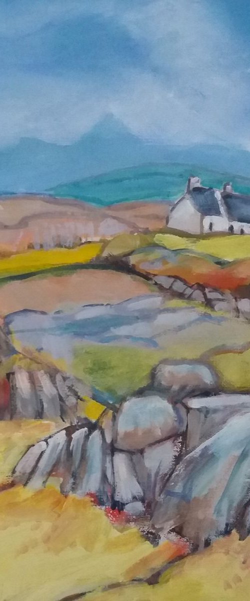 Sutherland Scotland view by Jean  Luce