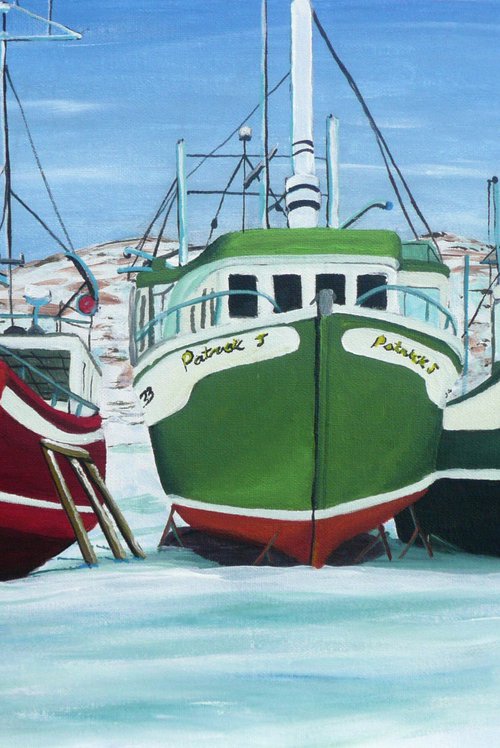 Winter Ashore by Dunphy Fine Art